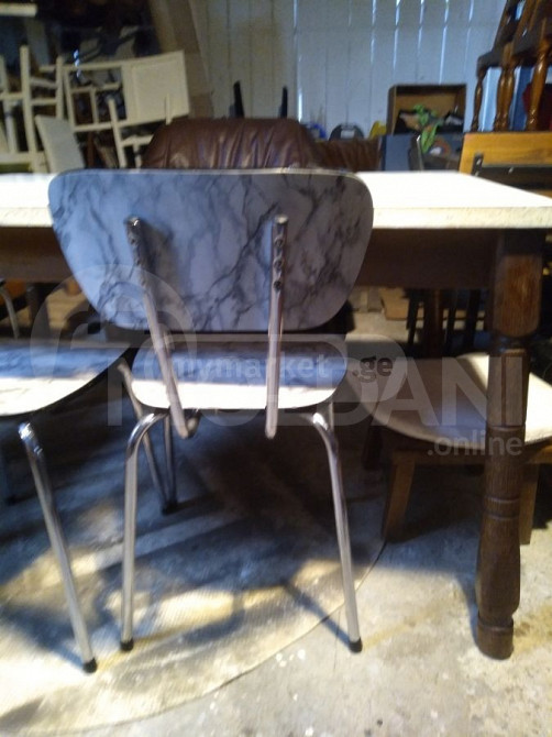 სამზარეულოს მაგიდა და4 სკამი ბელგიიდან თბილისი - photo 2