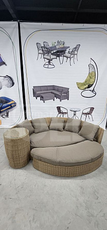 Мебель для патио (диван-стол и пуф) Тбилиси - изображение 1