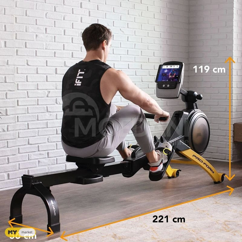 ნიჩბოსნობის ტრენაჟორი Rowing maschine PRO FORM თბილისი - photo 3