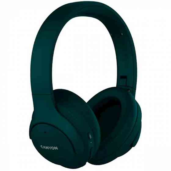 Наушники Canyon CNS-Cbths10Gn, Headset, Wireless, Bluetooth, 3.5mm თბილისი