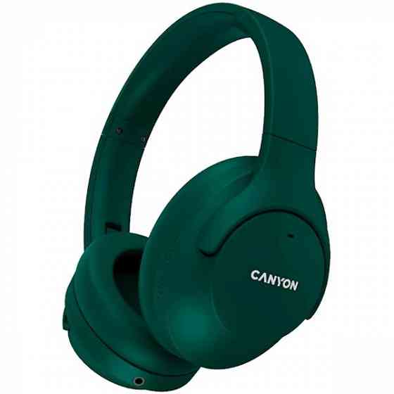 Наушники Canyon CNS-Cbths10Gn, Headset, Wireless, Bluetooth, 3.5mm თბილისი