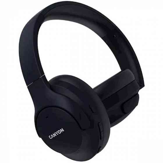 Наушники Canyon CNS-Cbths10Bk, Headset, Wireless, Bluetooth, 3.5mm თბილისი