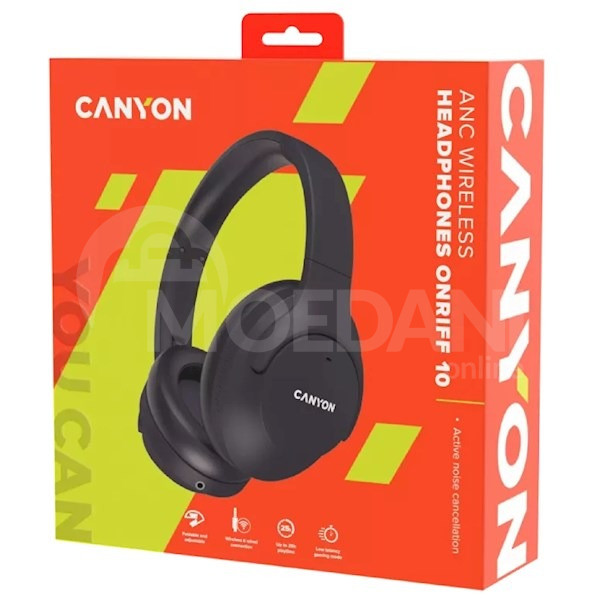 Наушники Canyon CNS-Cbths10Bk, Headset, Wireless, Bluetooth, 3.5mm Tbilisi - photo 6