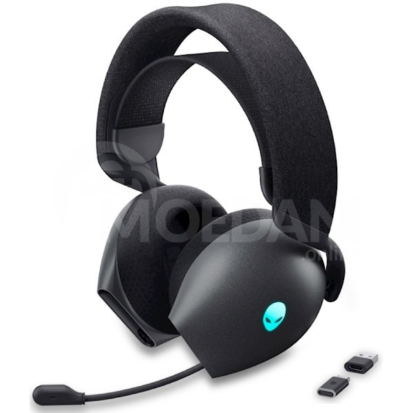 Наушники Dell 545-Bbdz Alienware Aw720H, Gaming Headset, Wireless, RGB, USB Tbilisi - photo 1