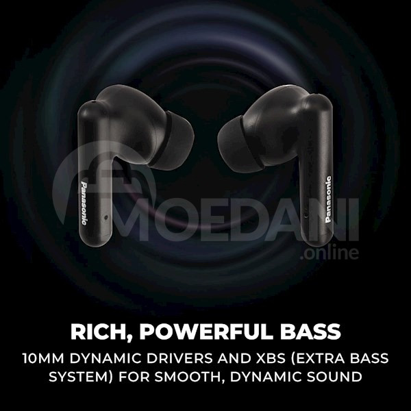 Наушники Panasonic RZ-B110Wdg-K ErgoFit, Earbuds, Wireless, Bluetooth, Ipx4 Tbilisi - photo 9