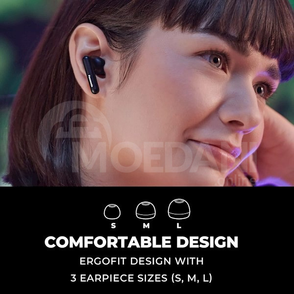 Наушники Panasonic RZ-B110Wdg-K ErgoFit, Earbuds, Wireless, Bluetooth, Ipx4 Tbilisi - photo 7