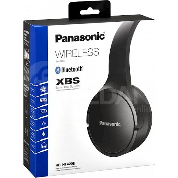 Наушники Panasonic RB-Hf420Bgek, Headset, Wireless, Bluetooth, Ipx4 Тбилиси - изображение 4