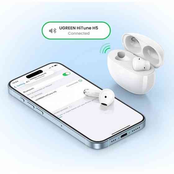 Наушники Ugreen Ws201(15612) TWS HiTune H5, Earbuds, Wireless, Bluetooth, Ipx5 Tbilisi