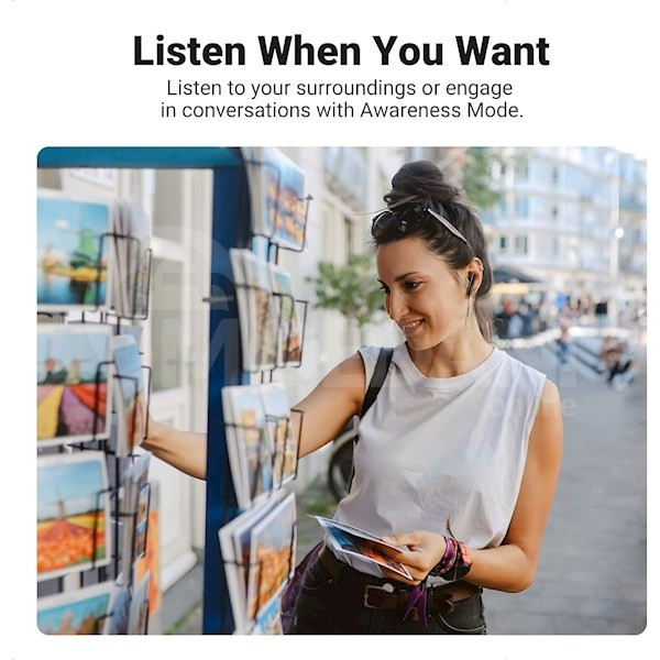 Headphones Ugreen Ws106 (90401) TWS HiTune T3, Earbuds, Wireless, Bluetooth Tbilisi - photo 3