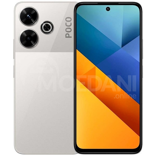 Xiaomi Poco M6 გლობალური ვერსია, 6GB, 128Gb, Dual Sim, LTE, ვერცხლისფერი თბილისი - photo 1