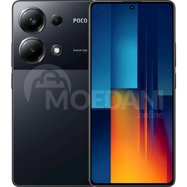 Poco M6 Pro Global Version, 12Gb, 512Gb, Dual Sim, LTE, NFC, Black Тбилиси - изображение 1