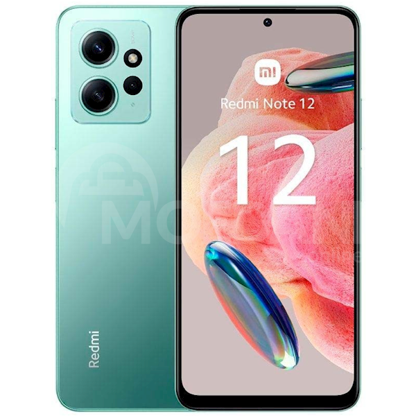 Xiaomi Redmi Note 12 გლობალური ვერსია, 6GB, 128Gb, Dual Sim, LTE, NFC, მწვანე თბილისი - photo 1