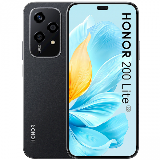 Honor 200 Lite, 8GB, 256Gb, Dual Sim, 5G, NFC, Midnight Black Tbilisi