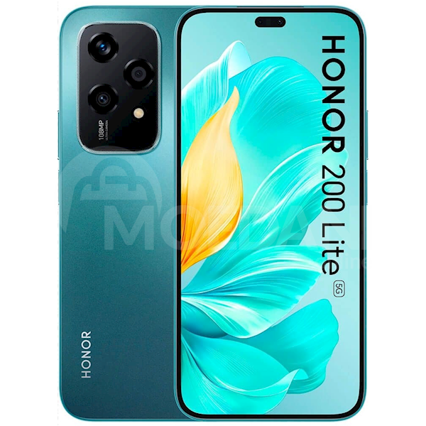 Honor 200 Lite, 8GB, 256Gb, Dual Sim, 5G, NFC, Cyan Lake Тбилиси - изображение 1