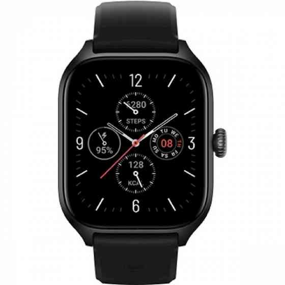 Amazfit 6972596105862 GTS 4, 1.75", Bluetooth, Wi-Fi, Waterproof, Smart Watch, Infinite Black თბილისი