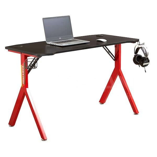 Allx TE-Y18 Gaming Table, Red/Black Tbilisi - photo 2