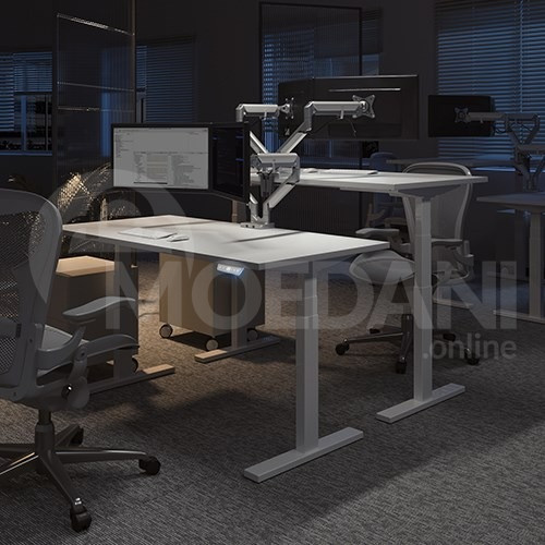 Электрический стол Brateck 3-Stage Dual Motor Sit-Stand Desk M09-23D Черный Tbilisi - photo 4