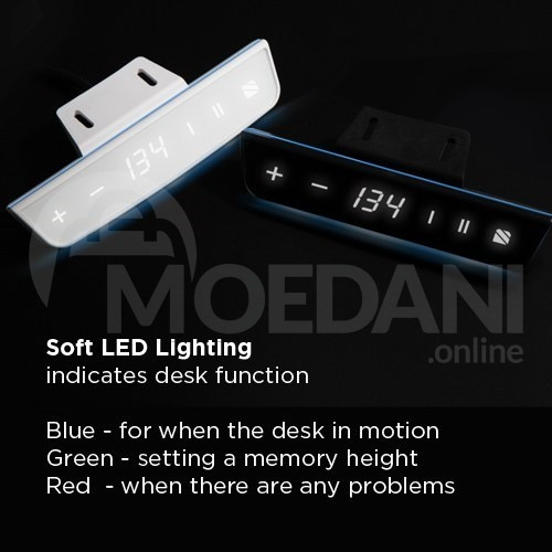 ელექტრო მაგიდა Brateck 3-საფეხურიანი ორმაგი მოტორიანი საჯდომი მაგიდა M09-23D შავი თბილისი - photo 7