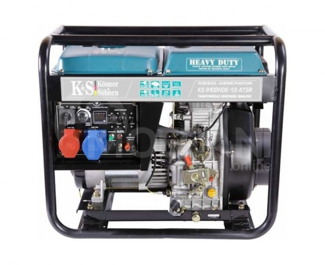 Генератор Konner&Sohnen KS 8102Hde 1/3 Atsr (230/400 V, 6.5 KW Тбилиси - изображение 3