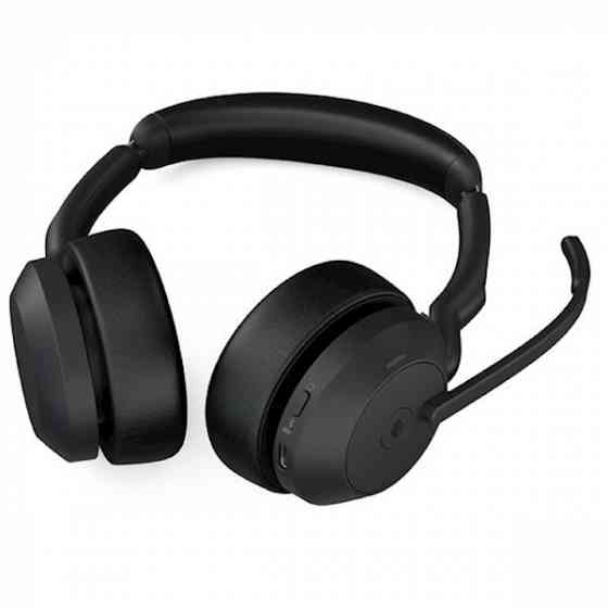 Наушники Jabra 25599-999-999 Evolve2 55, Link380a MS Stereo, Headset, Wireless, Bluetooth, USB Tbilisi