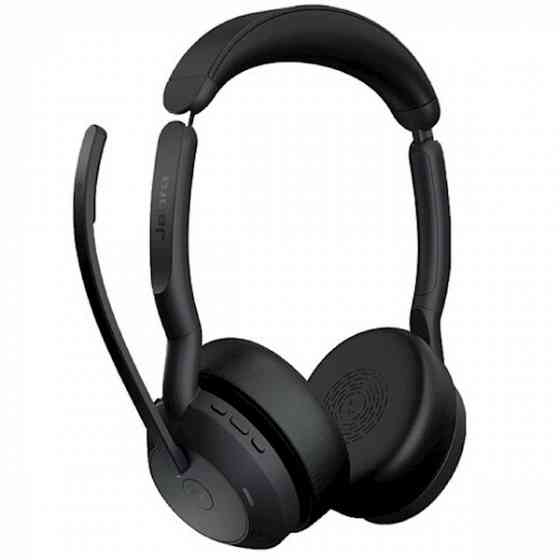 Наушники Jabra 25599-999-999 Evolve2 55, Link380a MS Stereo, Headset, Wireless, Bluetooth, USB თბილისი