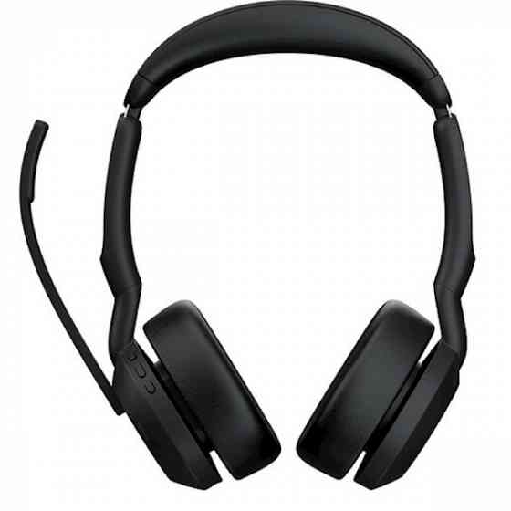 Наушники Jabra 25599-999-999 Evolve2 55, Link380a MS Stereo, Headset, Wireless, Bluetooth, USB Tbilisi