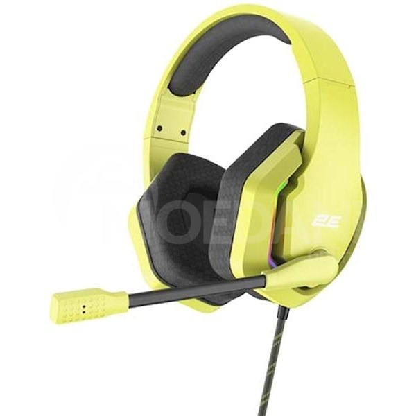 Наушники 2E Hg315 Gaming Headset, Wired, RGB, USB, Yellow Тбилиси - изображение 1