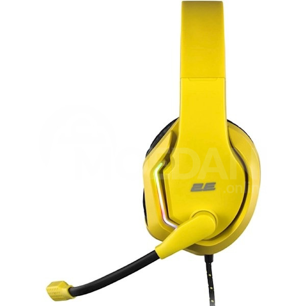 Наушники 2E Hg315 Gaming Headset, Wired, RGB, USB, Yellow Тбилиси - изображение 3