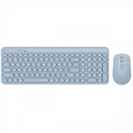 Клавиатура и мышь A4Tech Fstyler Fg3300 Air2, Wireless, USB, Blue Тбилиси