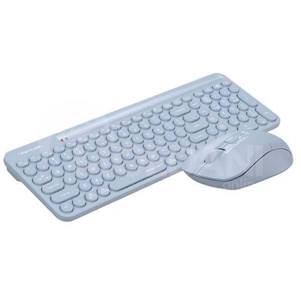 კლავიატურა და მაუსი A4Tech Fstyler Fg3300 Air2, უსადენო, USB, ლურჯი თბილისი - photo 5