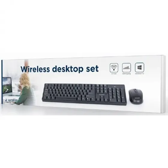 Клавиатура и мышь Gembird KBS-W-01, Wireless, USB Тбилиси