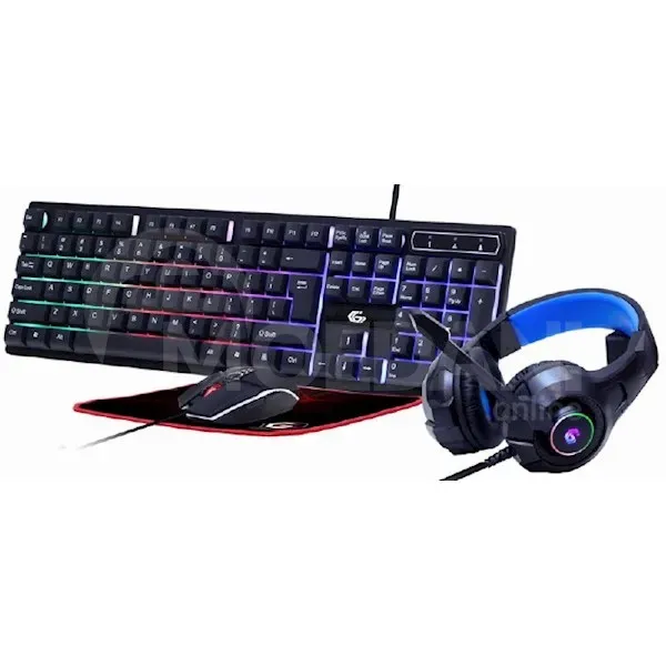 Gembird GGS-Umgl4-02, Wired, USB, 4-in-1 Gaming Kit Tbilisi - photo 1