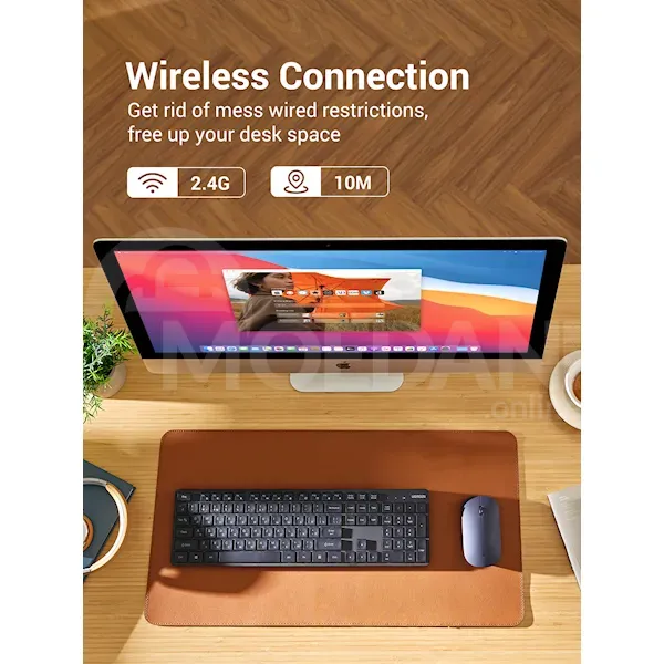 კლავიატურა და მაუსი Ugreen Mk004 (15104), უსადენო, USB თბილისი - photo 6