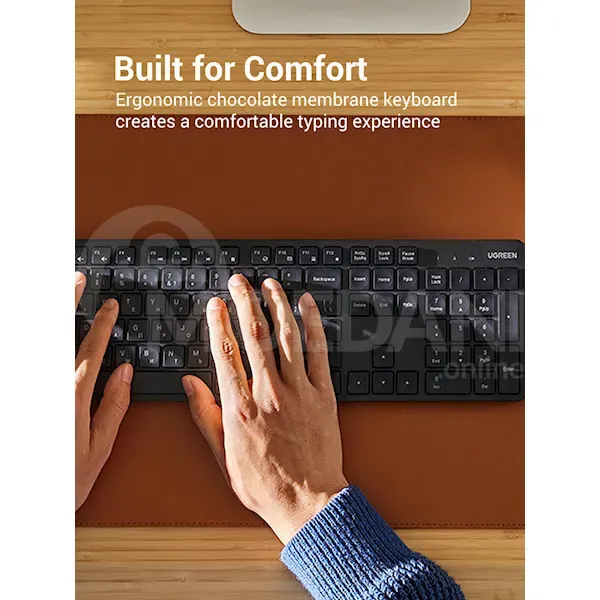 კლავიატურა და მაუსი Ugreen Mk004 (15104), უსადენო, USB თბილისი - photo 7