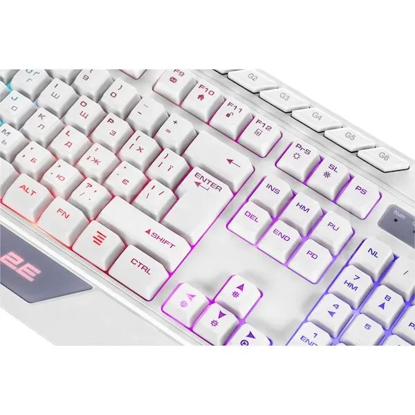 Keyboard 2E Kg315Uwt, Wired, RGB, USB Tbilisi - photo 4