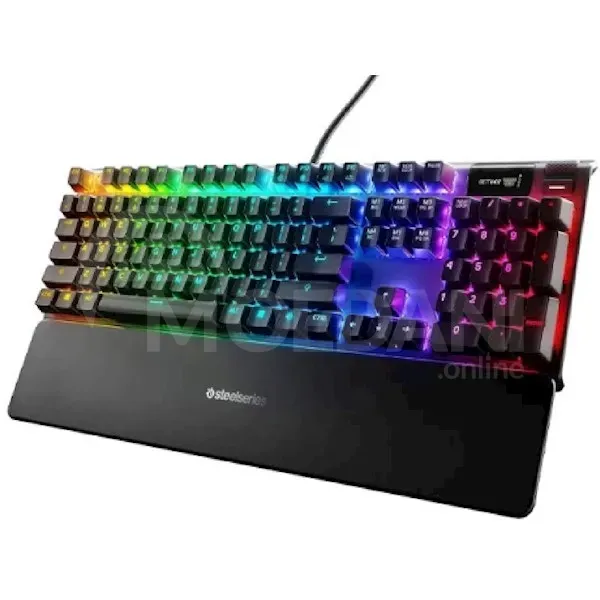 Keyboard SteelSeries 64636_Ss, წითელი გადამრთველები, სადენიანი, RGB, USB თბილისი - photo 2