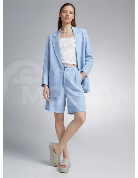 Only - Onlcaro-Lana L/S OVS LIN Blazer TLR Noos Cashmere Blue Tbilisi - photo 2