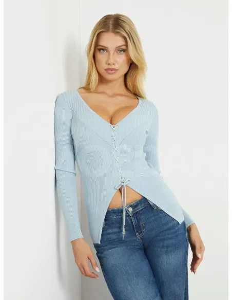 Guess - Selene LS Lace-UP Cardi Swtr W4Yr03 Z2V62 G7P4 თბილისი - photo 4