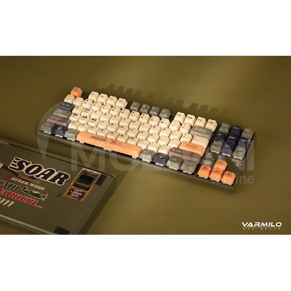 კლავიატურა Varmilo Vea87 Warrior-Soar, TTC Speed Gold, სადენიანი, USB თბილისი - photo 2