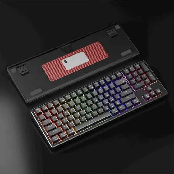 Клавиатура 1STPlayer Ga87(RGB)-BK-RED/SW, Wired, RGB, USB Тбилиси