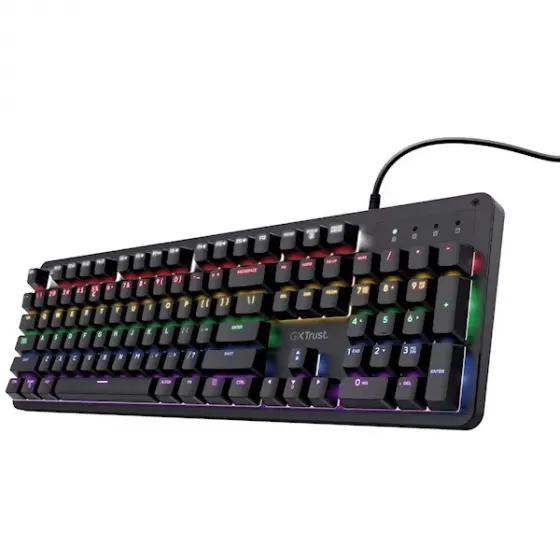 Клавиатура Trust Gxt1863, Wired, RGB, USB Тбилиси