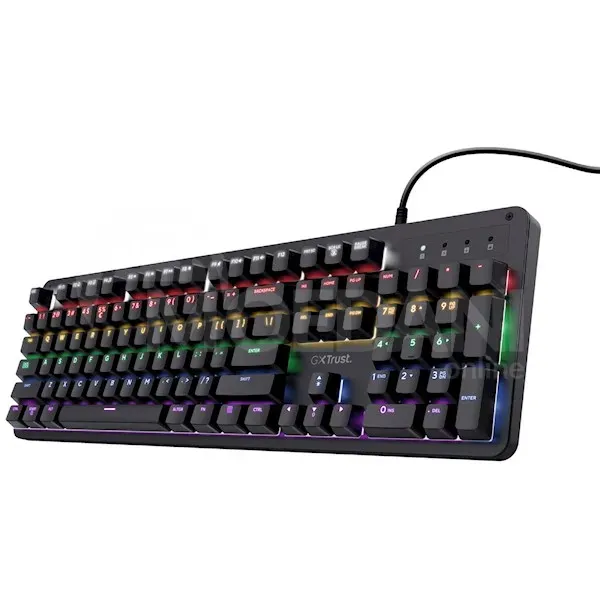 Клавиатура Trust Gxt1863, Wired, RGB, USB Тбилиси - изображение 4