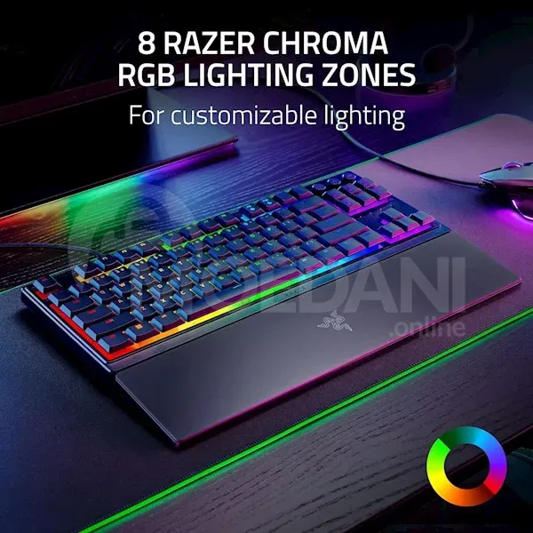 Клавиатура Razer Rz03-04880100-R3M1 Ornata V3 TKL, Wired, RGB, USB Тбилиси - изображение 5