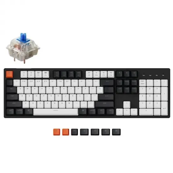 Клавиатура Keychron C2H2, Gateron G Pro Blue, Wired, RGB, USB თბილისი