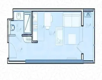 Apartments For Sale one-room 29м² 27/36 floor Batumi - photo 5