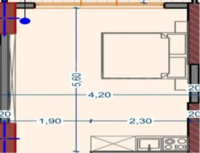 Продам 1-к. квартиру 36м² 12/25 эт. Батуми - изображение 3