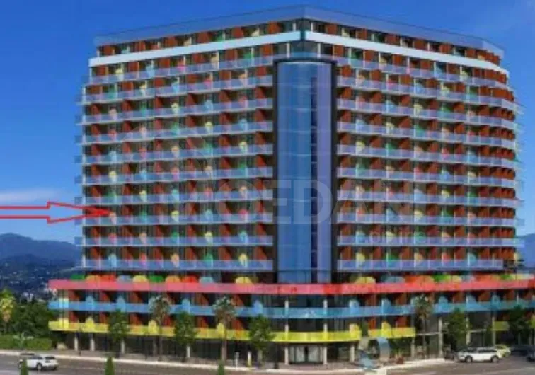 Apartments For Sale one-room 34м² 6/15 floor Batumi - photo 1