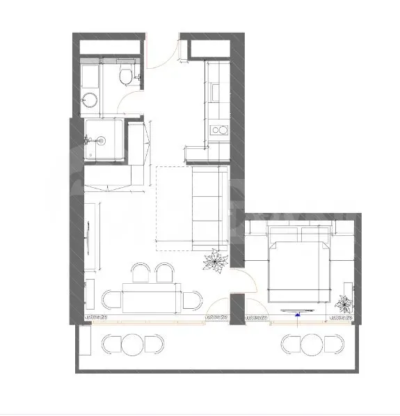 Продам 2-комн. квартиру 46м² 25/40 эт. Батуми - изображение 5