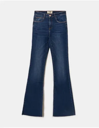 Tally Weijl - MID Waist Push UP Flare Jeans Tbilisi