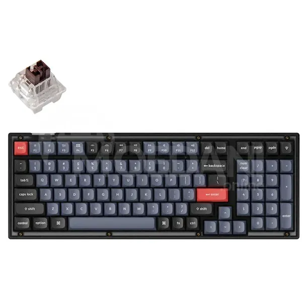 Клавиатура Keychron V5A3, K Pro Brown, Wired, RGB Тбилиси - изображение 2